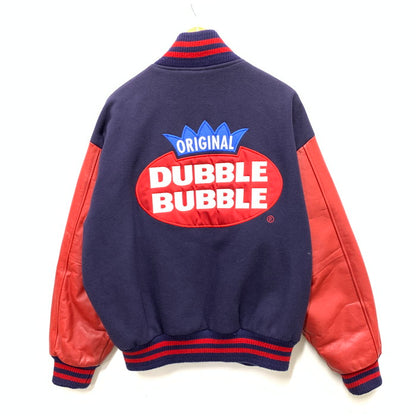 【中古品】【メンズ】 ASTRO WEAR 90s VARSITY JACKET スタジアムジャケット スタジャン ブランド 古着 145-250420-gm-27-fuz サイズ：L カラー：ネイビー レッド 万代Net店