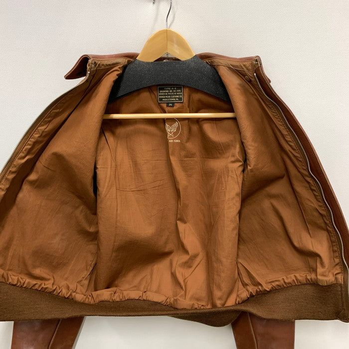 【中古品】【メンズ】 The REAL McCOY'S ザリアルマッコイズ TYPE A-2 JACKET ジャケット アウター ブランド 古着 145-250419-gm-03-fuz サイズ：34 カラー：ブラウン 万代Net店