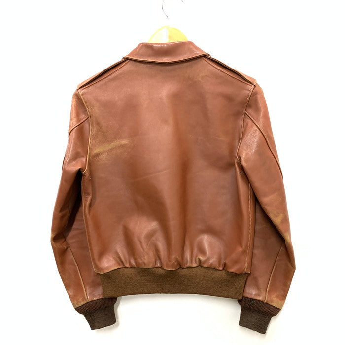 【中古品】【メンズ】 The REAL McCOY'S ザリアルマッコイズ TYPE A-2 JACKET ジャケット アウター ブランド 古着 145-250419-gm-03-fuz サイズ：34 カラー：ブラウン 万代Net店