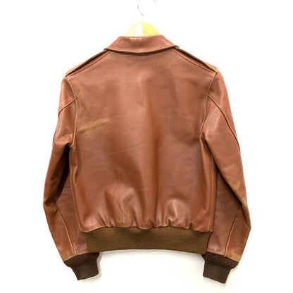 【中古品】【メンズ】 The REAL McCOY'S ザリアルマッコイズ TYPE A-2 JACKET ジャケット アウター ブランド 古着 145-250419-gm-03-fuz サイズ：34 カラー：ブラウン 万代Net店