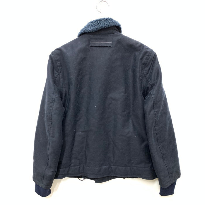 【中古品】【メンズ】 BLUE BLUE ブルーブルー DECK JACKET デッキジャケット アウター ブランド 古着 145-250420-gm-29-fuz サイズ：1 カラー：ネイビー 万代Net店