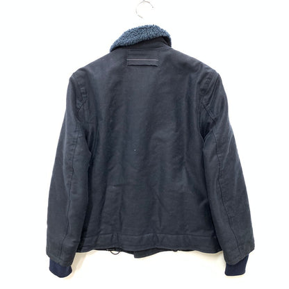 【中古品】【メンズ】 BLUE BLUE ブルーブルー DECK JACKET デッキジャケット アウター ブランド 古着 145-250420-gm-29-fuz サイズ：1 カラー：ネイビー 万代Net店