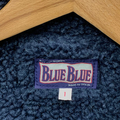 【中古品】【メンズ】 BLUE BLUE ブルーブルー DECK JACKET デッキジャケット アウター ブランド 古着 145-250420-gm-29-fuz サイズ：1 カラー：ネイビー 万代Net店