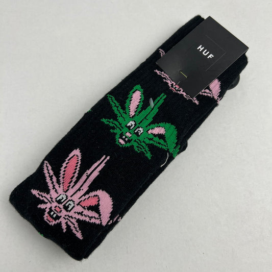 【中古品】【レディース】 HUF ハフ×FREDDIE GIDDS LUCKY CREW SOCK ソックス 靴下 BLACK/SIZE:OS 208-260911-io-16-fuzh 万代Net店