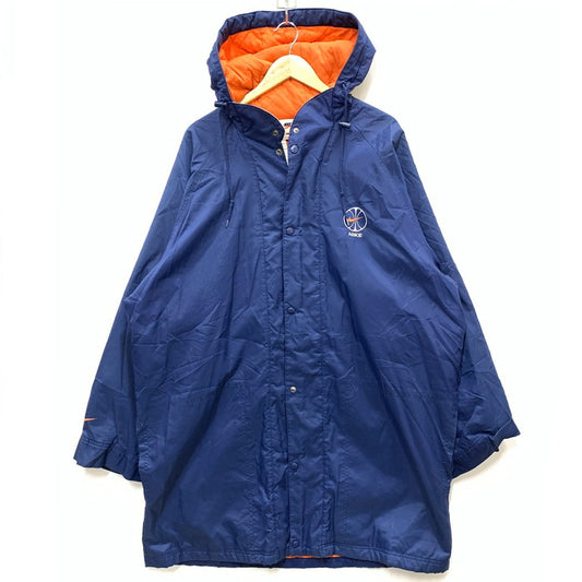 【中古品】【メンズ】 NIKE ナイキ 90s ジャケット ベンチコート アウター ブランド 古着 148-250419-gm-24-fuz サイズ：L カラー：ネイビー 万代Net店