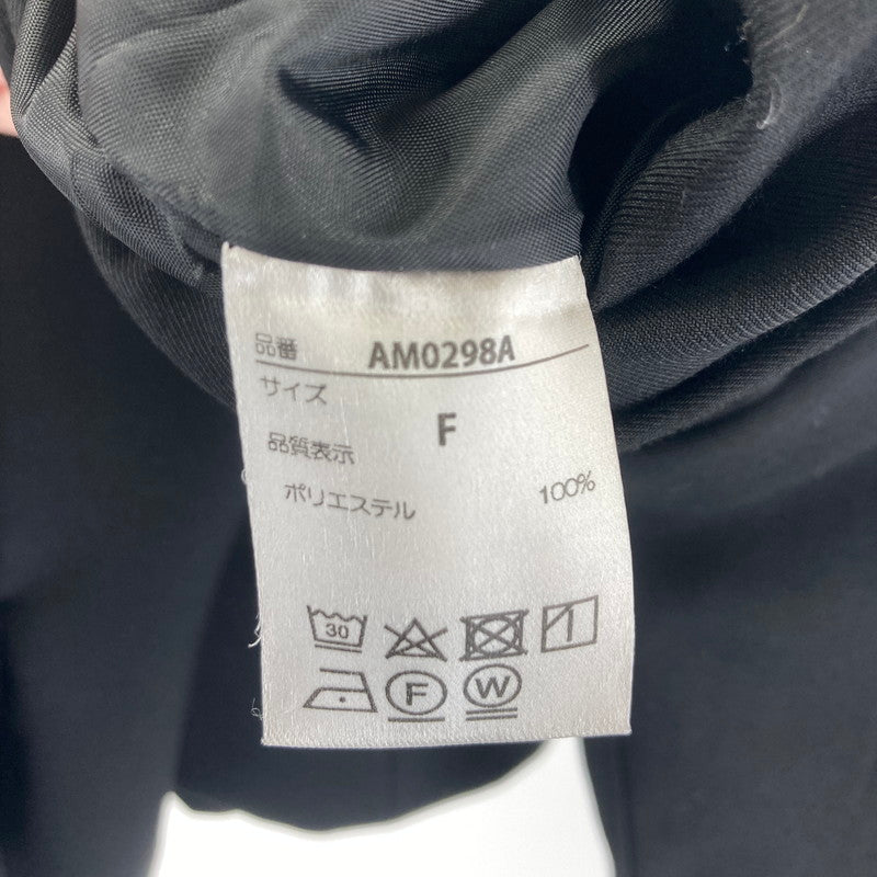 【中古品】【レディース】 ANDMARY アンドマリー ローラスリットジャケット 170-260210-ky-09-fuzh サイズ：フリー カラー：ブラック 万代Net店