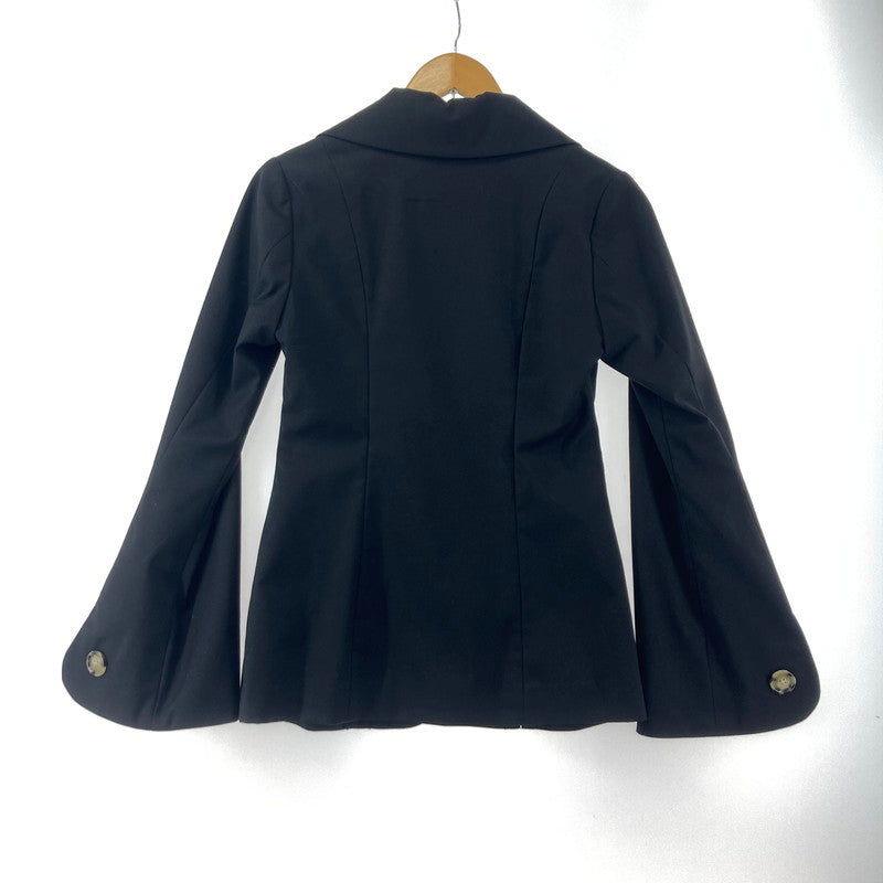 【中古品】【レディース】 ANDMARY アンドマリー ローラスリットジャケット 170-260210-ky-09-fuzh サイズ：フリー カラー：ブラック 万代Net店