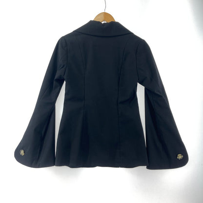 【中古品】【レディース】 ANDMARY アンドマリー ローラスリットジャケット 170-260210-ky-09-fuzh サイズ：フリー カラー：ブラック 万代Net店