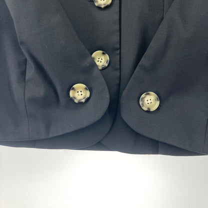 【中古品】【レディース】 ANDMARY アンドマリー ローラスリットジャケット 170-260210-ky-09-fuzh サイズ：フリー カラー：ブラック 万代Net店