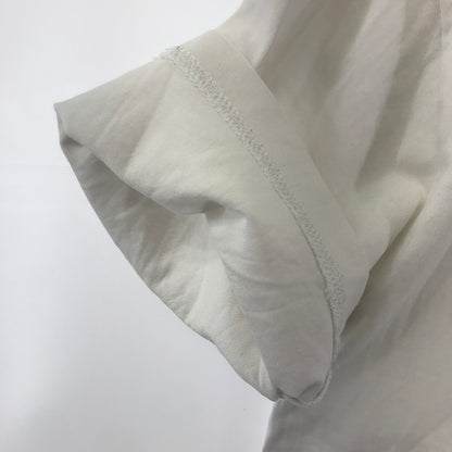 【中古品】【メンズ】 GELATO PIQUE HOMME ジェラートピケ オム プレート ロゴ パンケーキ Tシャツ 半袖 古着 141-250430-mh-05-fuz サイズ：M カラー：ホワイト 万代Net店