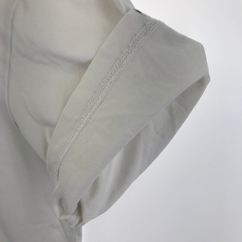 【中古品】【メンズ】 GELATO PIQUE HOMME ジェラートピケ オム プレート ロゴ パンケーキ Tシャツ 半袖 古着 141-250430-mh-05-fuz サイズ：M カラー：ホワイト 万代Net店