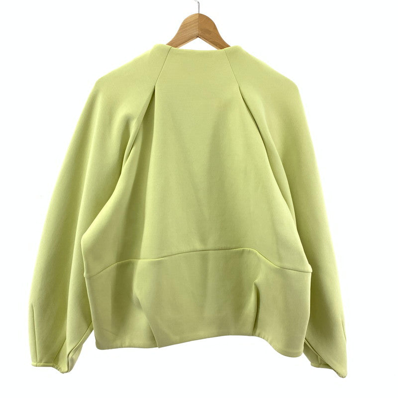 【中古品】【レディース】 ADAM ET ROPE アダムエロペ GAL-04050-A コクーンブルゾン ノーカラー ジャケット 169-250505-nm-05-fuz サイズ：フリー カラー：ライトグリーン 万代Net店