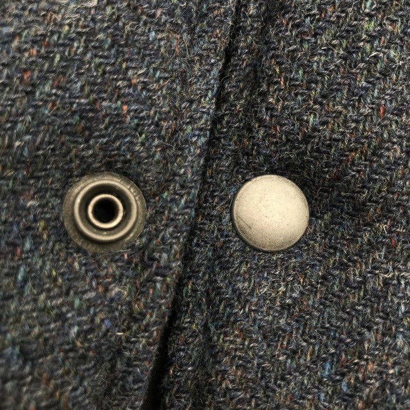 【中古品】【メンズ】 HARRIS TWEED ハリスツイード ダウンベスト 145-260913-nm-01-fuzh サイズ：M カラー：グレー系/ダークネイビー系 万代Net店