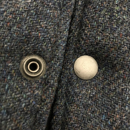 【中古品】【メンズ】 HARRIS TWEED ハリスツイード ダウンベスト 145-260913-nm-01-fuzh サイズ：M カラー：グレー系/ダークネイビー系 万代Net店