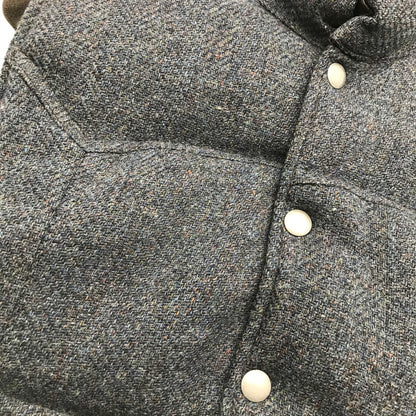 【中古品】【メンズ】 HARRIS TWEED ハリスツイード ダウンベスト 145-260913-nm-01-fuzh サイズ：M カラー：グレー系/ダークネイビー系 万代Net店
