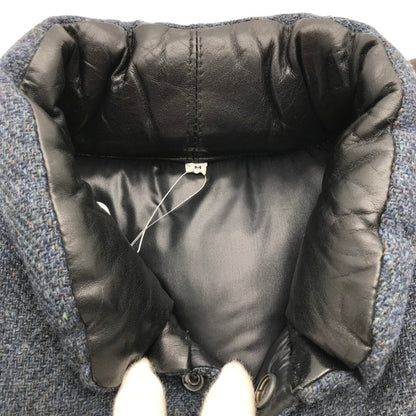 【中古品】【メンズ】 HARRIS TWEED ハリスツイード ダウンベスト 145-260913-nm-01-fuzh サイズ：M カラー：グレー系/ダークネイビー系 万代Net店
