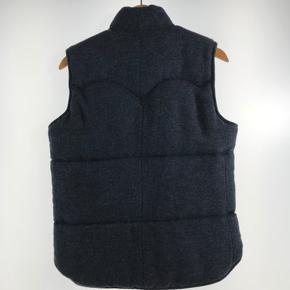 【中古品】【メンズ】 HARRIS TWEED ハリスツイード ダウンベスト 145-260913-nm-01-fuzh サイズ：M カラー：グレー系/ダークネイビー系 万代Net店
