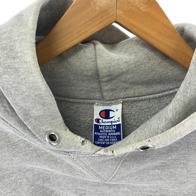 【中古品】【メンズ】 CHAMPION PULLOVER HOODIE チャンピオン 145-250426-st-06-fuz サイズ：M カラー：グレー 万代Net店
