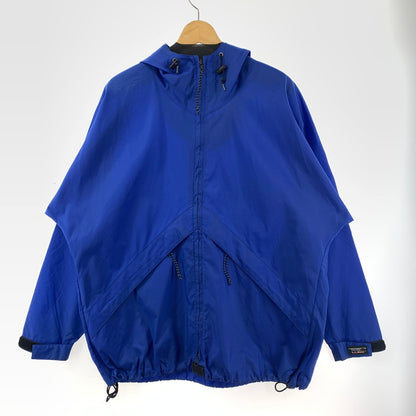 【中古品】【レディース】 L.L.Bean エルエルビーン RAIN JACKET フード付き レイン ジャケット コート 古着 144-250502-mh-12-fuz サイズ：L カラー：ブルー 万代Net店