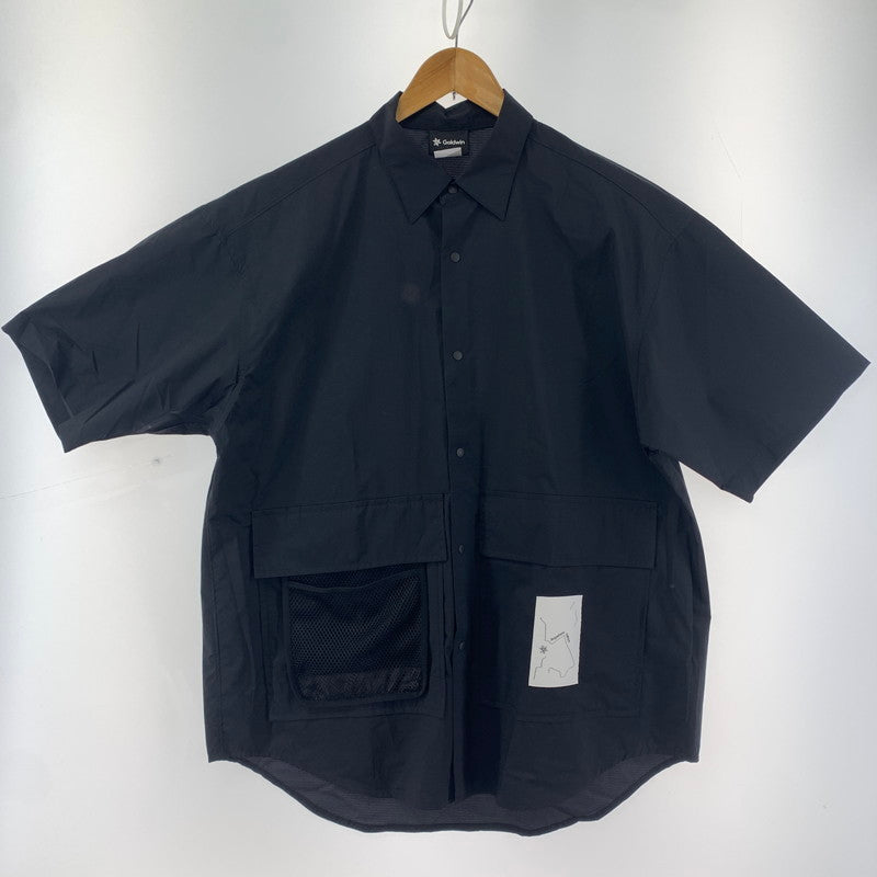 【中古品】【メンズ】 GOLDWIN SAME PAPER GL54501SA WFW S S SHIRT ゴールドウィン 144-250426-st-02-fuz サイズ：3 カラー：ブラック 万代Net店