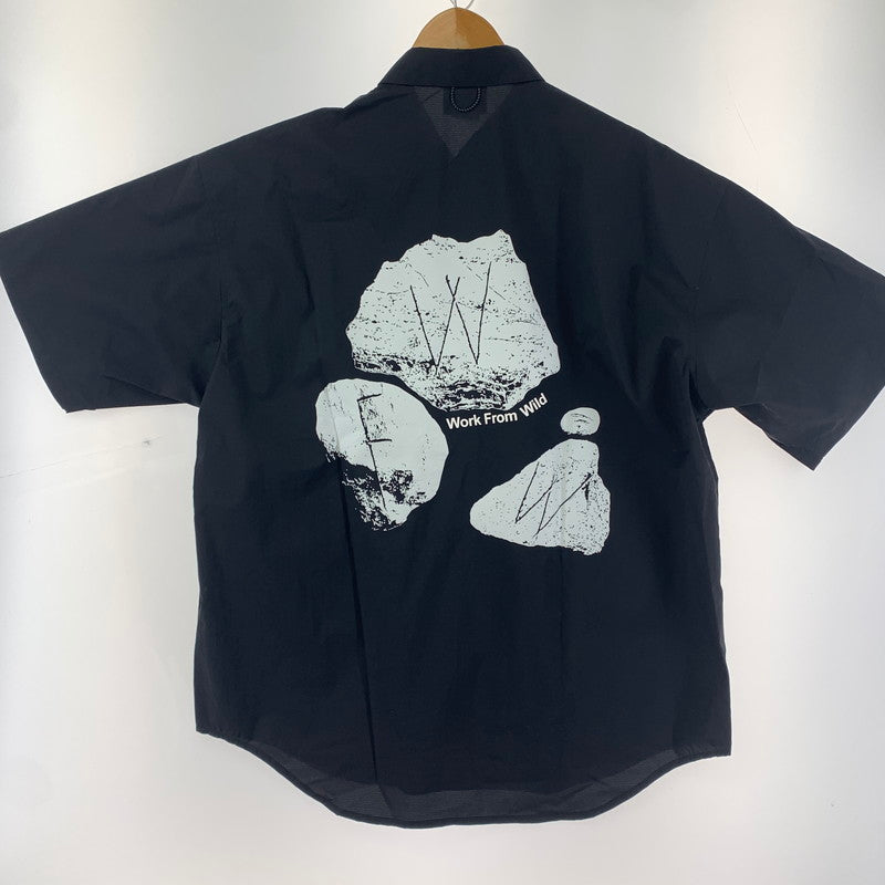 【中古品】【メンズ】 GOLDWIN SAME PAPER GL54501SA WFW S S SHIRT ゴールドウィン 144-250426-st-02-fuz サイズ：3 カラー：ブラック 万代Net店