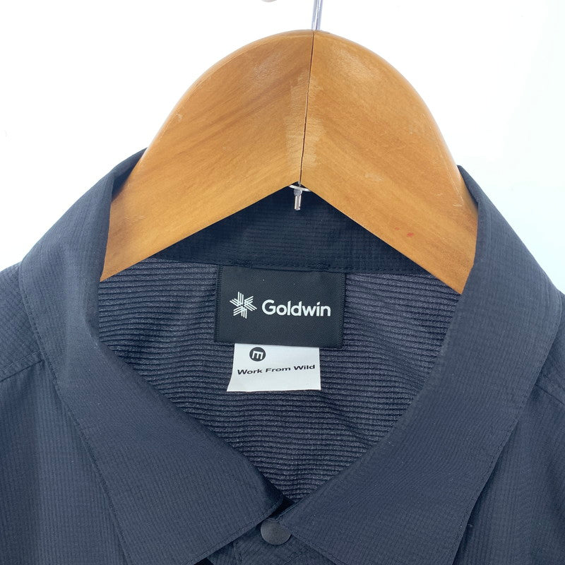 【中古品】【メンズ】 GOLDWIN SAME PAPER GL54501SA WFW S S SHIRT ゴールドウィン 144-250426-st-02-fuz サイズ：3 カラー：ブラック 万代Net店