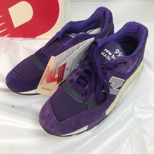 【中古美品】【メンズ】 NEW BALANCE ニューバランス U998TE スエード スニーカー シューズ 靴 162-250824-nm-57-fuz サイズ：27.5 カラー：パープル 万代Net店