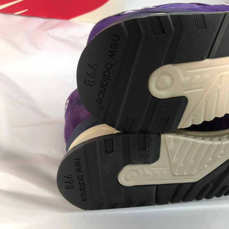 【中古美品】【メンズ】 NEW BALANCE ニューバランス U998TE スエード スニーカー シューズ 靴 162-250824-nm-57-fuz サイズ：27.5 カラー：パープル 万代Net店