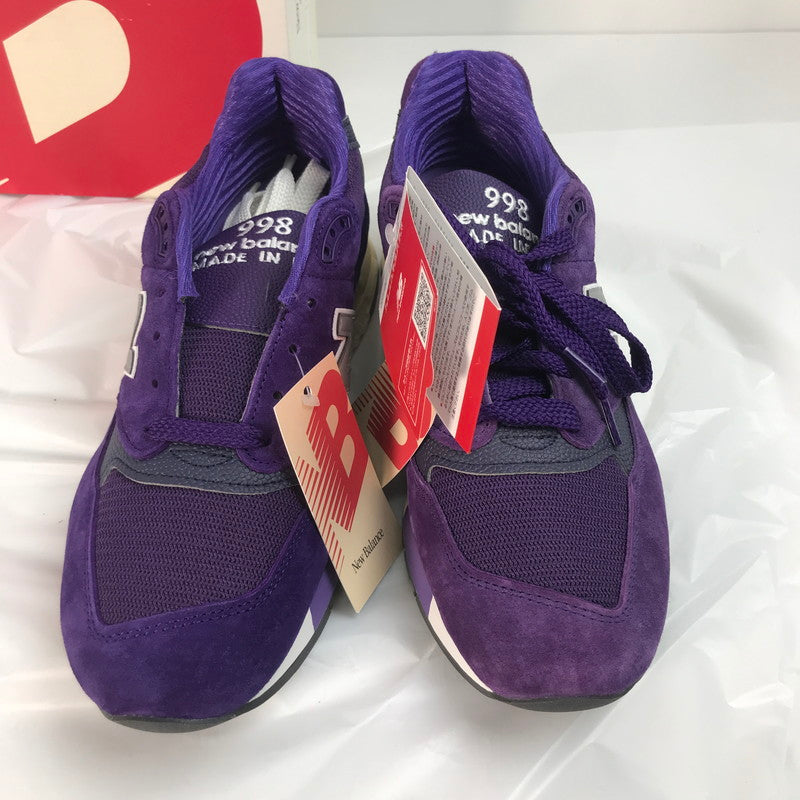【中古美品】【メンズ】 NEW BALANCE ニューバランス U998TE スエード スニーカー シューズ 靴 162-250824-nm-57-fuz サイズ：27.5 カラー：パープル 万代Net店