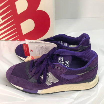 【中古美品】【メンズ】 NEW BALANCE ニューバランス U998TE スエード スニーカー シューズ 靴 162-250824-nm-57-fuz サイズ：27.5 カラー：パープル 万代Net店