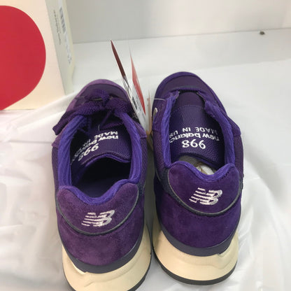 【中古美品】【メンズ】 NEW BALANCE ニューバランス U998TE スエード スニーカー シューズ 靴 162-250824-nm-57-fuz サイズ：27.5 カラー：パープル 万代Net店