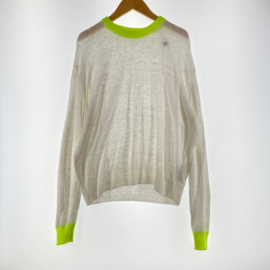 【中古品】【レディース】 DIESEL ディーゼル シアーニット 薄手ニット 170-260414-ky-09-fuz サイズ：M カラー：ホワイト 万代Net店