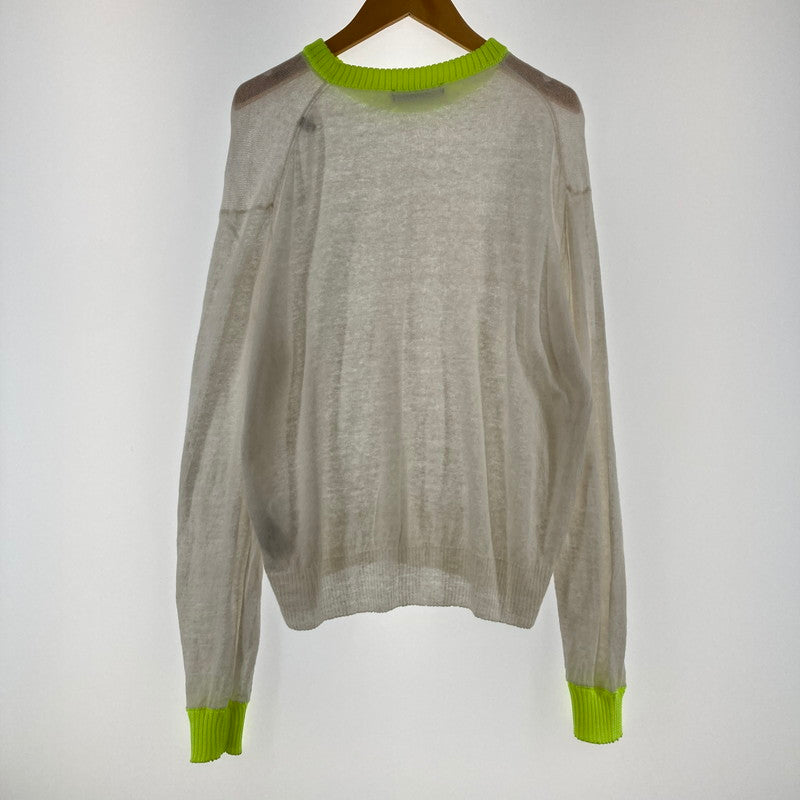 【中古品】【レディース】 DIESEL ディーゼル シアーニット 薄手ニット 170-260414-ky-09-fuz サイズ：M カラー：ホワイト 万代Net店