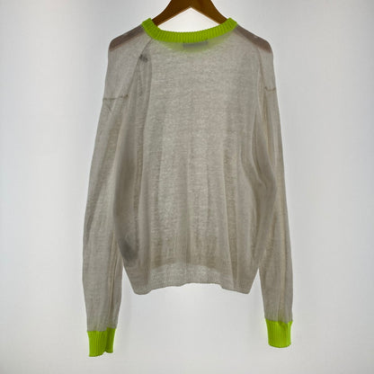 【中古品】【レディース】 DIESEL ディーゼル シアーニット 薄手ニット 170-260414-ky-09-fuz サイズ：M カラー：ホワイト 万代Net店