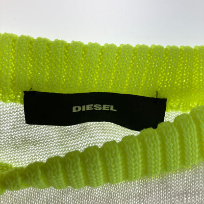 【中古品】【レディース】 DIESEL ディーゼル シアーニット 薄手ニット 170-260414-ky-09-fuz サイズ：M カラー：ホワイト 万代Net店