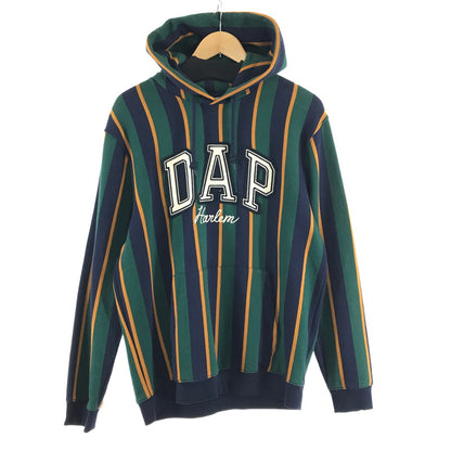 【中古品】【メンズ】 GAP ギャップ×DAP パーカー カラー グリーン、オレンジ、ストライプ SIZE:M 147-260916-ky-09-fuzh 万代Net店