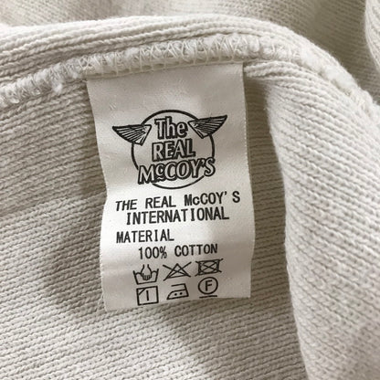 【中古品】【メンズ】 The REAL McCOY'S ザリアルマッコイズ ミリタリー フットボール Tシャツ 長袖 トップス 古着 145-250501-mh-10-fuz サイズ：M カラー：ホワイト 万代Net店
