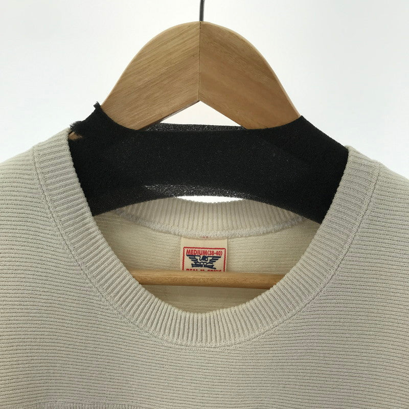 【中古品】【メンズ】 The REAL McCOY'S ザリアルマッコイズ ミリタリー フットボール Tシャツ 長袖 トップス 古着 145-250501-mh-10-fuz サイズ：M カラー：ホワイト 万代Net店