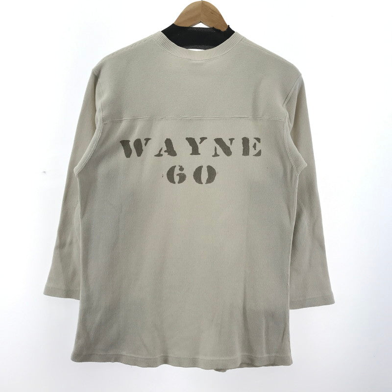 【中古品】【メンズ】 The REAL McCOY'S ザリアルマッコイズ ミリタリー フットボール Tシャツ 長袖 トップス 古着 145-250501-mh-10-fuz サイズ：M カラー：ホワイト 万代Net店