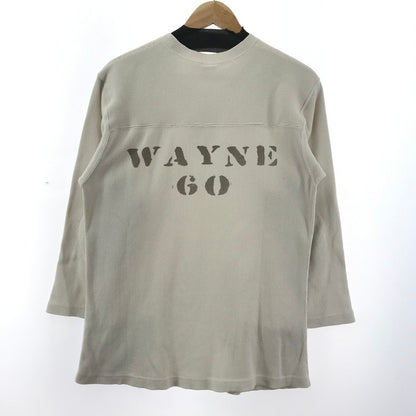 【中古品】【メンズ】 The REAL McCOY'S ザリアルマッコイズ ミリタリー フットボール Tシャツ 長袖 トップス 古着 145-250501-mh-10-fuz サイズ：M カラー：ホワイト 万代Net店