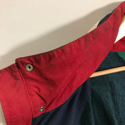 【中古品】【メンズ】 TOMMY HILFIGER トミー ヒルフィガー NYLON JACKET ナイロン ジャケット ブルガリア製 アウター 古着 147-260212-mh-09-fuz サイズ：L カラー：グリーン 万代Net店