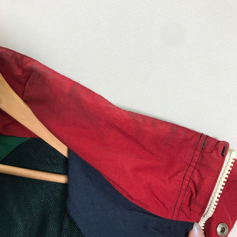 【中古品】【メンズ】 TOMMY HILFIGER トミー ヒルフィガー NYLON JACKET ナイロン ジャケット ブルガリア製 アウター 古着 147-260212-mh-09-fuz サイズ：L カラー：グリーン 万代Net店
