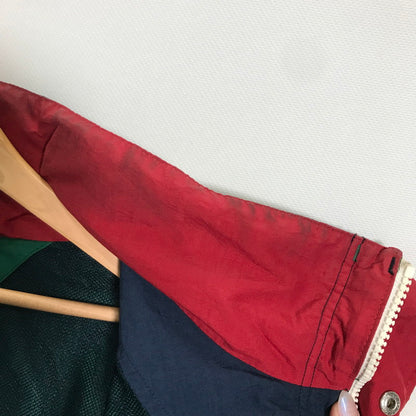 【中古品】【メンズ】 TOMMY HILFIGER トミー ヒルフィガー NYLON JACKET ナイロン ジャケット ブルガリア製 アウター 古着 147-260212-mh-09-fuz サイズ：L カラー：グリーン 万代Net店