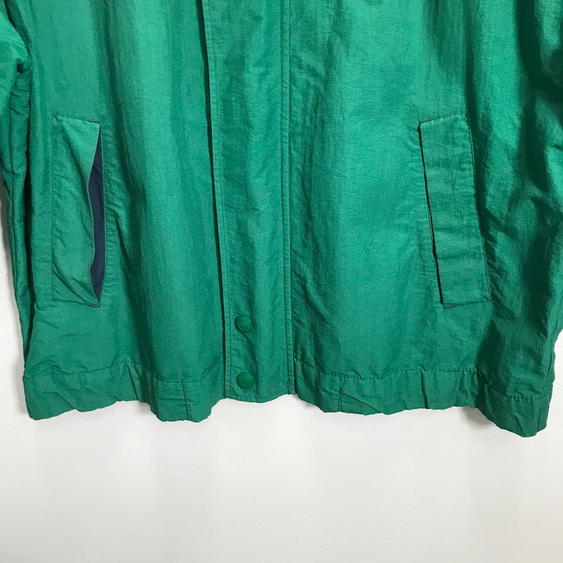 【中古品】【メンズ】 TOMMY HILFIGER トミー ヒルフィガー NYLON JACKET ナイロン ジャケット ブルガリア製 アウター 古着 147-260212-mh-09-fuz サイズ：L カラー：グリーン 万代Net店