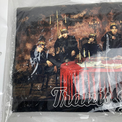 【中古品】 Travis Japan Tシャツ ブラック 「Travis Japan Live tour 2021 IMAGE NATION～全国ツアーしちゃってもいいですかっ!?～」 086-251130-io-14-fuz 万代Net店