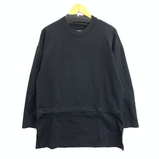 【中古品】【メンズ】 UNITED ARROWS & SONS ユナイテッドアローズ アンド サンズ PLAIN LONGSLEEVE TEE 長袖Tシャツ カットソー トップス ブランド 古着 140-250607-gm-03-fuz サイズ：L カラー：ブラック 万代Net店