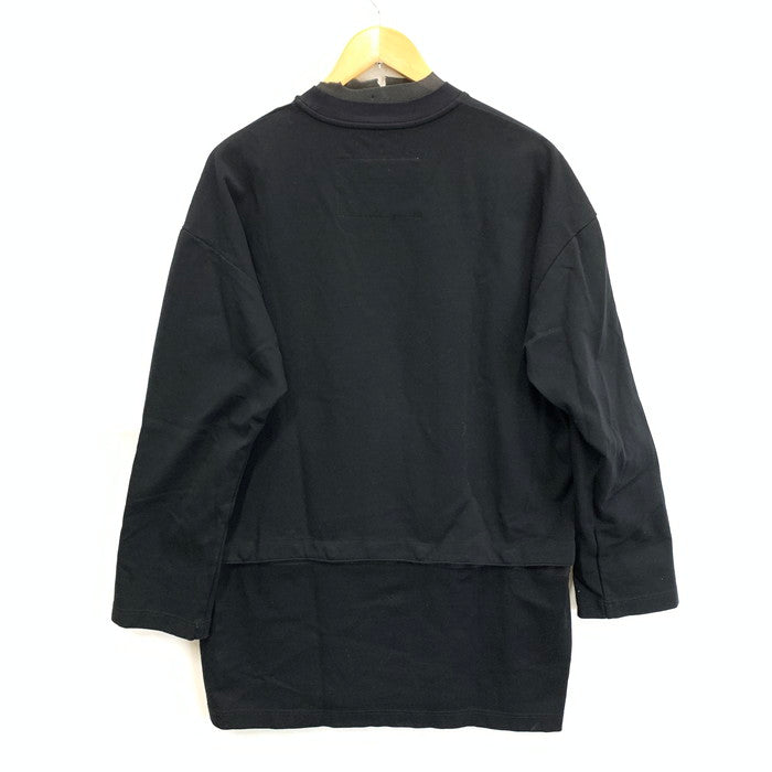 【中古品】【メンズ】 UNITED ARROWS & SONS ユナイテッドアローズ アンド サンズ PLAIN LONGSLEEVE TEE 長袖Tシャツ カットソー トップス ブランド 古着 140-250607-gm-03-fuz サイズ：L カラー：ブラック 万代Net店