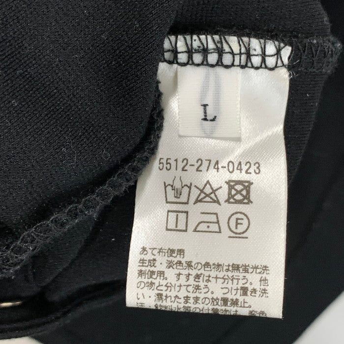 【中古品】【メンズ】 UNITED ARROWS & SONS ユナイテッドアローズ アンド サンズ PLAIN LONGSLEEVE TEE 長袖Tシャツ カットソー トップス ブランド 古着 140-250607-gm-03-fuz サイズ：L カラー：ブラック 万代Net店