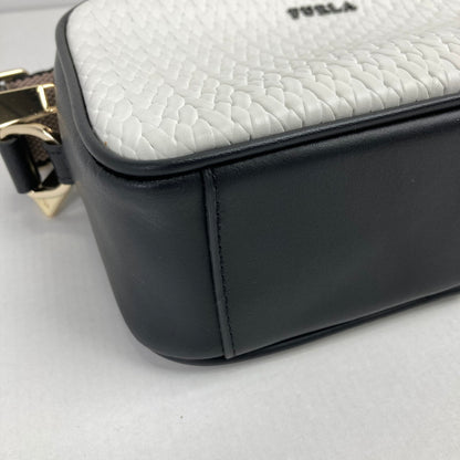【中古品】【レディース】 FURLA フルラ ミニ ショルダーバッグ カバン 180-260115-ky-03-fuz カラー：ブラック/ホワイト 万代Net店