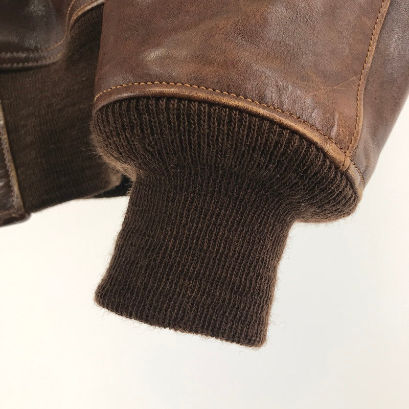 【中古品】【メンズ】  FREEWHEELERS フリーホイーラーズ LEATHER TOGS MFG. CO. 1928’S TYPE A-1 JACKET レザー トグス ジャケット アウター 古着 145-250507-mh-12-fuz サイズ：36 カラー：ブラウン 万代Net店